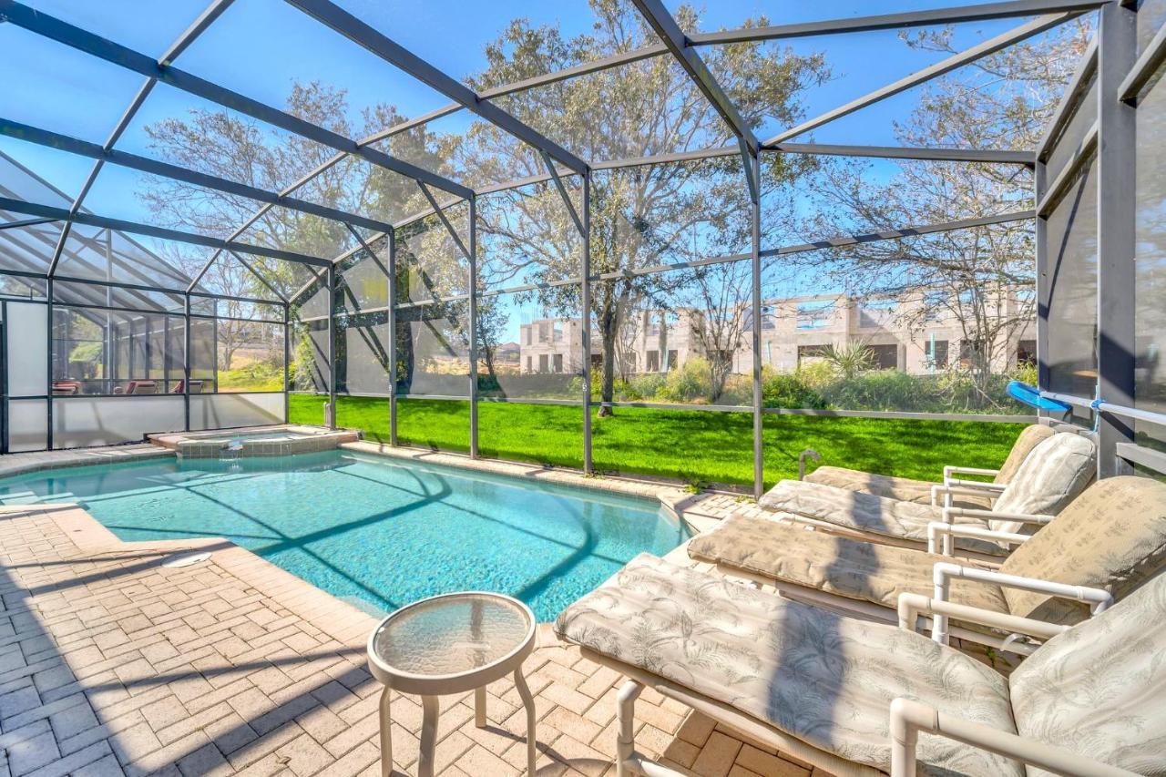 Near Disney! Spacious 5Br Resort Home With Private Pool, Hot Tub And Theater! Orlando Luaran gambar
