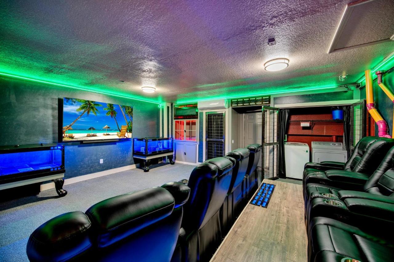 Near Disney! Spacious 5Br Resort Home With Private Pool, Hot Tub And Theater! Orlando Luaran gambar