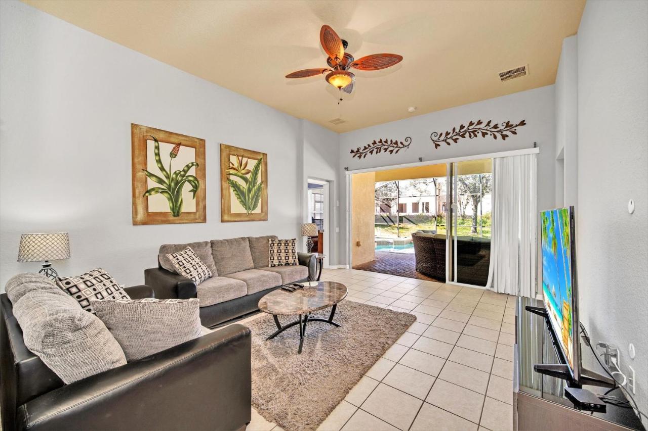 Near Disney! Spacious 5Br Resort Home With Private Pool, Hot Tub And Theater! Orlando Luaran gambar
